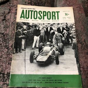 英国雑誌　1962年オートスポーツ