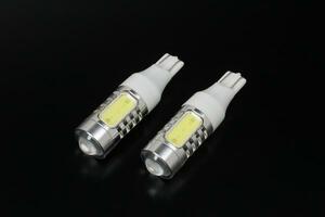 6W 高輝度LED プロジェクター T15 シングル バルブ 2個セット 白