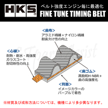 HKS Fine Tune Timing Belt 強化タイミングベルト インプレッサ WRX STI GRB EJ207 07/10-14/08 24999-AF001 IMPREZA_画像5