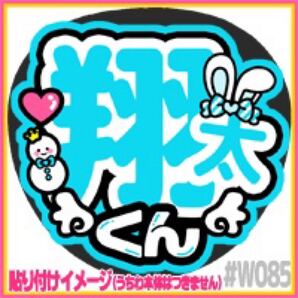 渡辺翔太SnowMan♪応援うちわ用♪ファンサうちわ♪