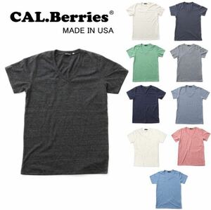 【新品未使用タグ付き】カルベリーズ CAL.Berries CAL EASY V NECK tシャツ 半袖 VネックSS ネイビー