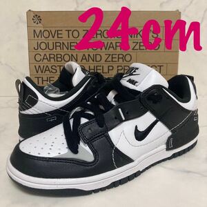 ★送料無料★新品未使用24cm Nike WMNS Dunk Low Disrupt 2 Panda ナイキ ウィメンズ ダンク ロー ディスラプト2 パンダ 白　黒