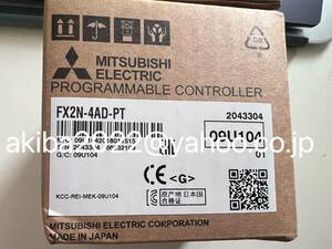 新品★★MITSUBISHI 三菱電機 FX2N-4AD-PT PLC シーケンサ 保証付き