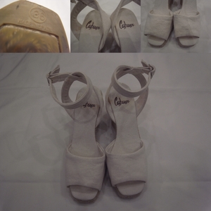  stock disposal ka start nie-ru36 CASTANER strap Hold raw . simple natural 23cm sandals espadrille espa