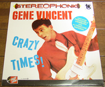 GENE VINCENT - CRAZY TIMES - LP/50's,ロカビリー,ジーンヴィンセント,ELVIS,UNISSUED,WEDDING BELLS,BIG FAT SATERDAY NIGHT - DARLENE_画像1