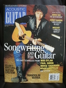 ★同梱発送不可★中古雑誌 / 洋書/ ACOUSTIC GUITAR / BOB DYLAN / 1997