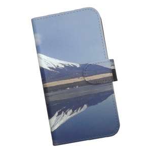 Redmi Note 11　スマホケース 手帳型 プリントケース 富士山 Mount Fuji 逆さ富士 ふじさん
