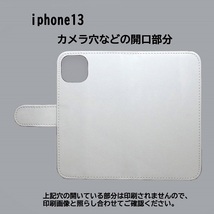 iPhone13　スマホケース 手帳型 プリントケース 和柄 風神雷神 唐草模様_画像3