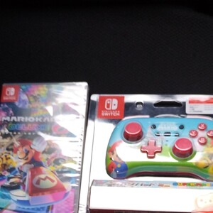 早い者勝ち!!(新品未開封)マリオカート8デラックス マリオコントローラー(送料込み)