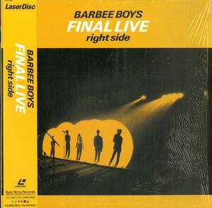 B00138251/LD/バービーボーイズ「Right Side / Final Live」