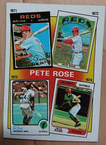 ★PETE ROSE TOPPS 1986 #4 MLB メジャーリーグ 大リーグ ピート ローズ CINCINNATI REDS シンシナティ レッズ LEGEND 激めん 賭博