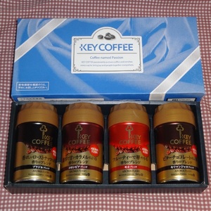 - KEYCOFFEE -　キーコーヒー　　挽きたての香りギフト　 ADA-30 4本セット 