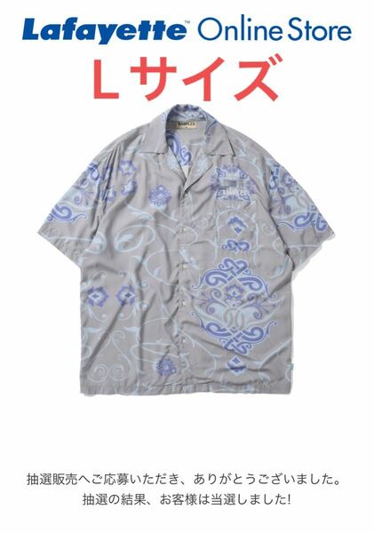 新品 Samples 開襟シャツ アロハシャツ 半袖 朝岡周 Lサイズ