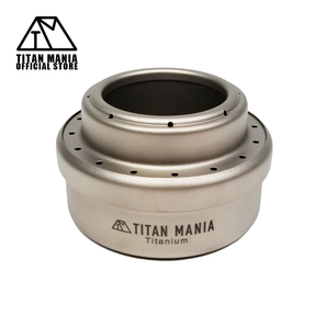 TITAN MANIA チタンマニア アルコールストーブ チタン製 超軽量 頑丈 アルコールバーナー ポータブル アルコールランプ