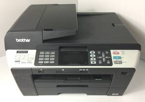 【動作良好/送料無料】Brother ブラザー JUSTIO A3インクジェットFAX複合機 MFC-6490CN(B2298)