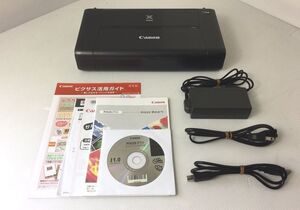 【極美品/総印刷枚数200枚以下】Canon インクジェットプリンター PIXUS iP110 モバイルコンパクト(B2282)