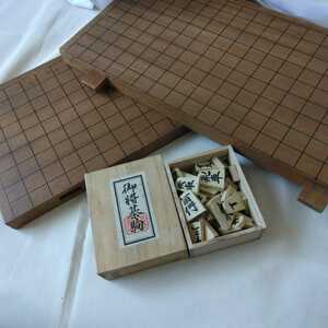 将棋セット 木製 ２分割組み立て将棋盤と駒