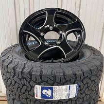 BFグッドリッチ225/75R16◆16×5.5J+22《CST ZERO-1HYPER JLスズキジムニーホワイトレターグロスブラックマシニングJBJA KO2 ハイパー_画像2