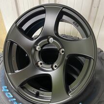 BFグッドリッチ225/70R16◆16×6J-5《CST ZERO-1HYPER JLスズキジムニーホワイトレターフラットブラックJBJA KO2オールテレーン　ハイパー_画像9