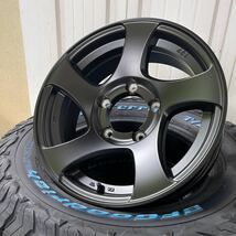 BFグッドリッチ225/70R16◆16×6J-5《CST ZERO-1HYPER JLスズキジムニーホワイトレターフラットブラックJBJA KO2オールテレーン　ハイパー_画像4