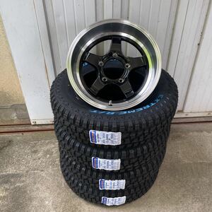 マックストレックエクストリームRT175/80R16◆5.5J-20◆CST ZERO-1HYPER S 》スズキジムニー深リム JBJA ホワイトレターブラックポリッシュ