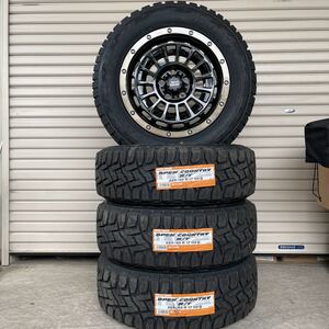 ◆バークレイハードロック　ローガン◆ TOYOオープンカントリーRT 225/65R17 4本セット 17×7J+38 114.3-5H エクストレイル