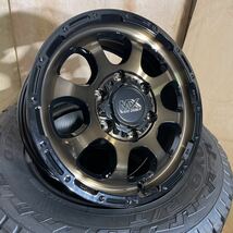 マッドクロスグレイス◆TOYOオープンカントリーRT 215/70R16 200系ハイエースレジアス　4本セット　ブロンズクリア　ゴツゴツタイヤ_画像4