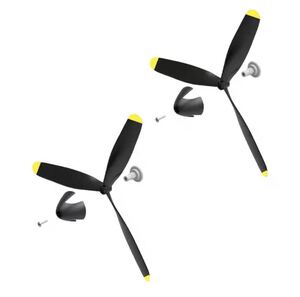 2本セット volantex EACHINE 761シリーズ専用3羽プロペラ Spitfire P51D BF-109 T-28 RC 飛行機 パーツ スピナー カバーアタッチメント