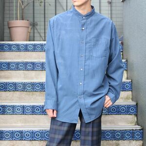 USA VINTAGE Croft&Barrow BAND COLLAR DESIGN SHIRT/アメリカ古着バンドカラーデザインシャツ