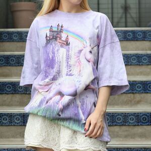 USA VINTAGE FANTASY PRINT OVER T SHIRT/アメリカ古着ファンタジープリントオーバーTシャツ