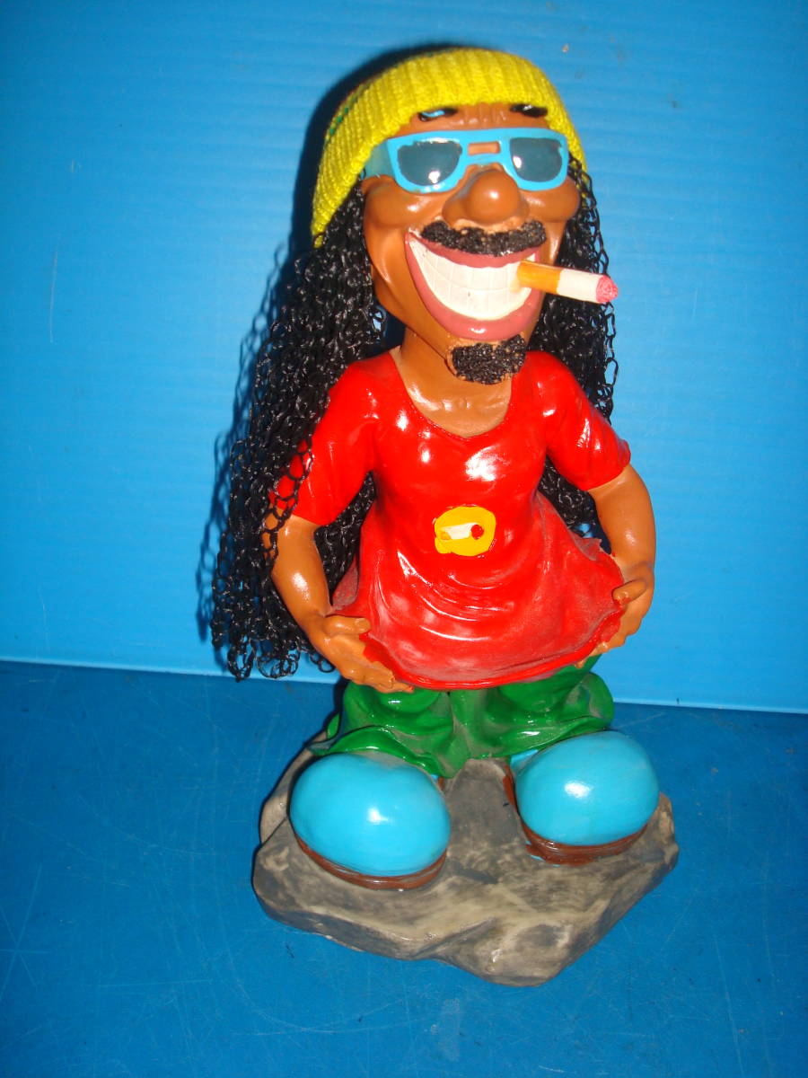 Rare reggae man doll figurine H;28cm RO1, handmade works, interior, miscellaneous goods, ornament, object