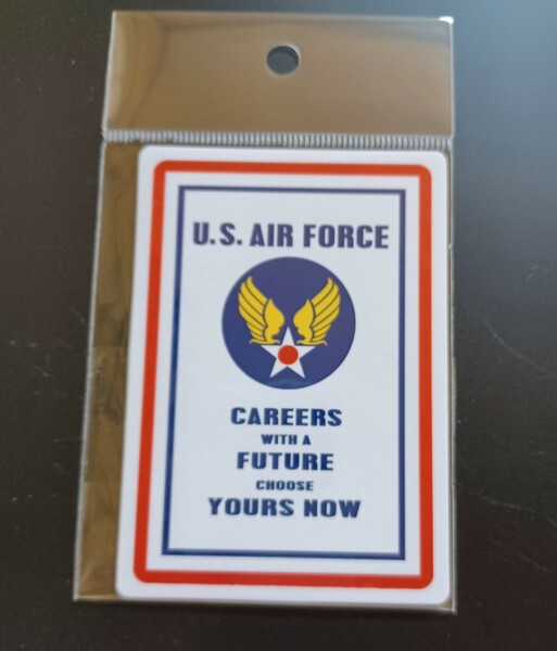 【 U,S AIR FORCE 】アメカジ・空軍/耐水性ステッカー