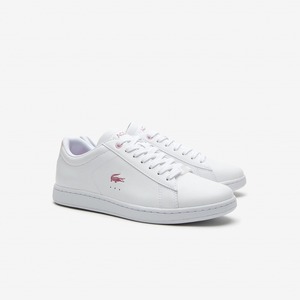  Lacoste LACOSTE спортивные туфли low cut стиль спортивные туфли теннис женский WOMEN CARNABY 222 3 SFA SF00574-21G WHITE 24.5