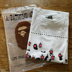 新品 アベイシングエイプ A BATHING APE x cornelius POINTツアーTシャツ 2002年 コーネリアス from nakameguro to everywhere 送料￥210