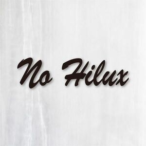 送料無料◆No Hilux（, No Life.） カッティングステッカー◆ブラック｜15cm｜超防水 UVカット 屋外使用可【C122】