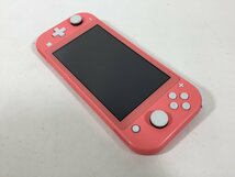 任天堂 Nintendo Switch Lite ニンテンドースイッチライト HDH-S-PAZAA コーラル 本体 ACアダプター 他 ジャンク_画像3