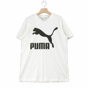 PUMA プーマ CLASSIC LOGO SS TEE ロゴTシャツ M ホワイト