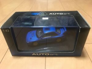 *Aa 1/43 SUBARU IMPREZA 22B| Subaru Impreza 22B WR голубой [ первый период товар * распроданный * редкий ]GC8 модифицировано WRX