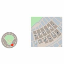 京セラドーム8/30巨人vsヤクルト指定席S1塁側3連番_画像2