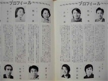 ［公演パンフ］関西芸術座公演　大阪城の虎　1979（かたおか・しろう/道井直次/門田裕/柳川昌和/吉田滋/森下悦子/梶本潔/田中恵理　_画像3