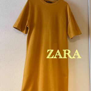 3,4回の着用　ZARA ザラ　半袖ワンピース