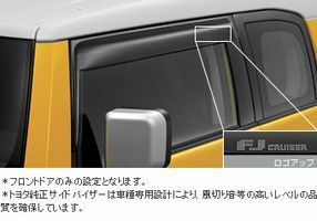 トヨタ純正　サイドバイザー [RVワイドタイプ]　ＦＪクルーザー GSJ15W