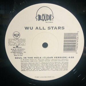 【'97 US orig】12★Wu All Stars - Soul In The Hole ☆洗浄済み☆