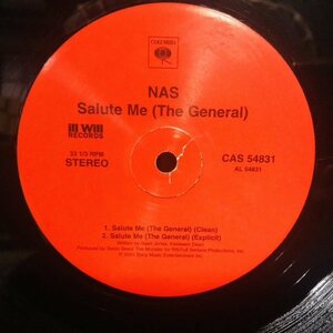 【'01 US orig】12★Nas - Salute Me (The General) ☆洗浄済み☆