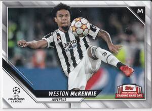 2022TOPPS　CLBC-14　WESTON McKENNIE　イベント配布パラレルカード　ウェストン・マッケニー　ユヴェントス　