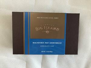 ビッグアイランドキャンディーズ　マカダミアナッツショートブレッド　チョコレートチップ　約19枚
