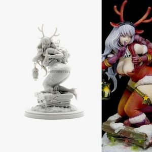 【新品】1/35 KINGDOM DEATH キングダム・デス 女性戦士 未塗装 レジン製 組み立て キット フィギュア プラモデル 人形 H175