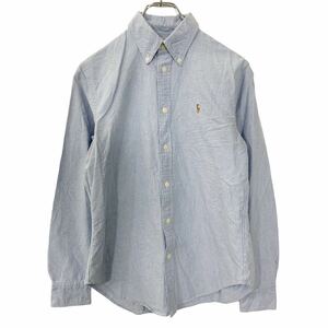 RALPH LAUREN 長袖シャツ Sサイズ ラルフローレン ライトブルー 古着卸 アメリカ仕入 t2208-3031