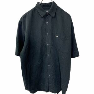Wrangler 半袖シャツ Mサイズ ラングラー ブラック 古着卸 アメリカ仕入 t2208-3376
