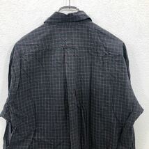 TOMMYHILFIGER チェックシャツ Lサイズ トミーヒルフィガー カーキ 古着卸 アメリカ仕入 t2208-3843_画像5